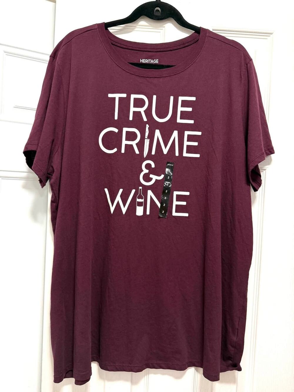 Torrid 2 2X 18/20 Gothic Graphic Print Heritage Jersey Classic Fit Crew T Shirt